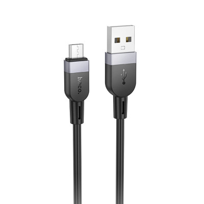 Дата кабель Hoco X109 Energy silicone USB to MicroUSB (2m) Black