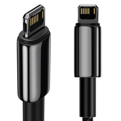 Дата кабель Baseus Tungsten Gold USB to Lightning Cable 2.4A (2m) (CALWJ-A0) Black Дата кабель Baseus Tungsten Gold USB to Lightning Cable 2.4A (2m) (CALWJ-A0) Black