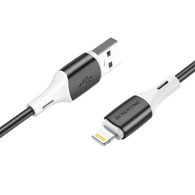 Дата кабель Borofone BX79 USB to Lightning (1m) Чорний
