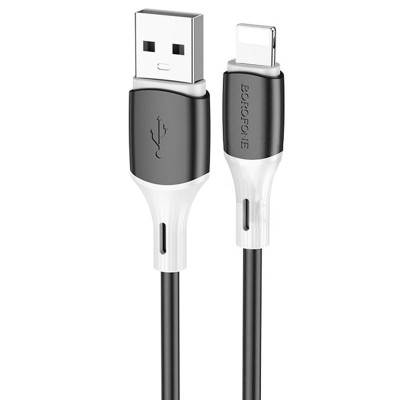 Дата кабель Borofone BX79 USB to Lightning (1m) Чорний