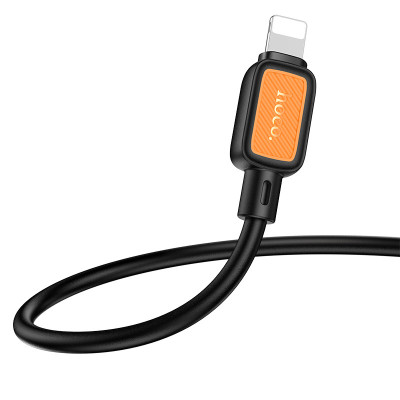 Дата кабель Hoco X108 Benefit USB to Lightning 2.4A (1m) Black