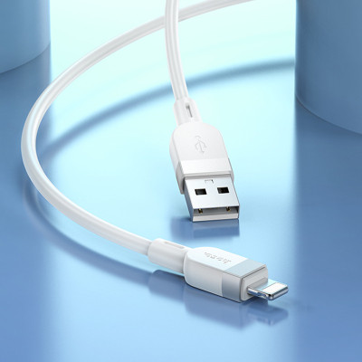 Дата кабель Hoco X109 Energy silicone USB to Lightning (1m) White
