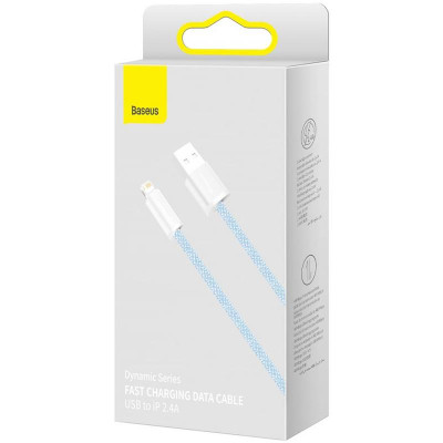 Дата кабель Baseus Dynamic Series USB to Lightning 2.4A (2m) (CALD00050) Blue