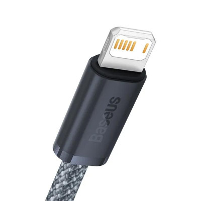 Дата кабель Baseus Dynamic Series USB to Lightning 2.4A (2m) (CALD00050) Slate Gray Дата кабель Baseus Dynamic Series USB to Lightning 2.4A (2m) (CALD00050) Slate Gray