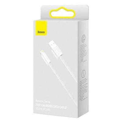 Дата кабель Baseus Dynamic Series USB to Lightning 2.4A (2m) (CALD00050) White