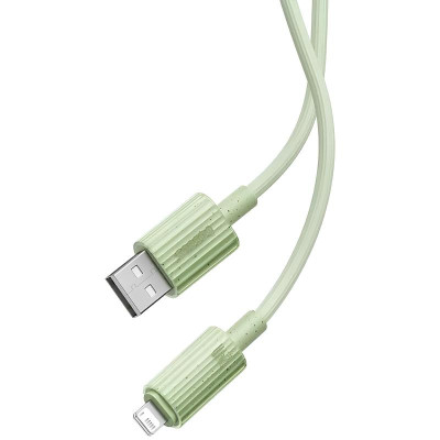Дата кабель Baseus Habitat Series Fast Charging USB to Lightning 2.4A (2m) (P10360200) Natural Green Дата кабель Baseus Habitat Series Fast Charging USB to Lightning 2.4A (2m) (P10360200) Natural Green