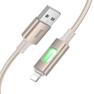 Дата кабель Hoco U144 New USB to Lightning 2.4A (1.2m) Black Дата кабель Hoco U144 New USB to Lightning 2.4A (1.2m) Black