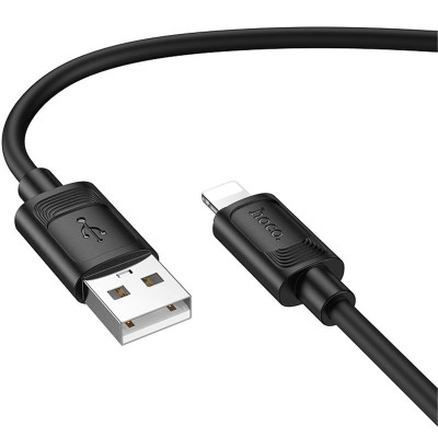 Дата кабель Hoco X122 Benefit USB to Lightning 2.4A (1m) Black