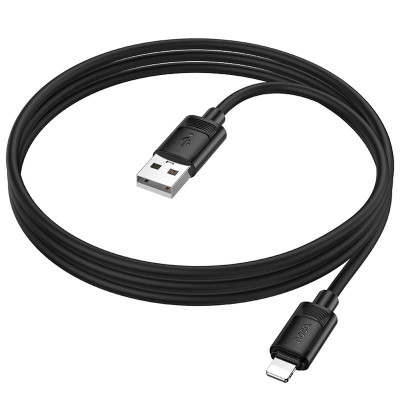 Дата кабель Hoco X122 Benefit USB to Lightning 2.4A (1m) Black