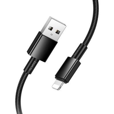 Дата кабель Hoco X119 Energy USB to Lightning 2.4A (1m) Black