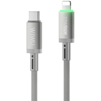 Дата кабель WIWU C082 Maglink USB to Type-C 60W (1m) Grey