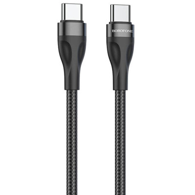 Дата кабель Borofone BX61 Source 60W Type-C to Type-C (1m) Black