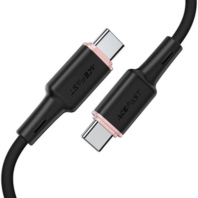 Дата кабель Acefast C2-03 USB-C to USB-C zinc alloy silicone (1.2m) Black Дата кабель Acefast C2-03 USB-C to USB-C zinc alloy silicone (1.2m) Black
