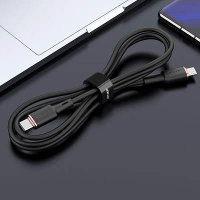 Дата кабель Acefast C2-03 USB-C to USB-C zinc alloy silicone (1.2m) Black Дата кабель Acefast C2-03 USB-C to USB-C zinc alloy silicone (1.2m) Black