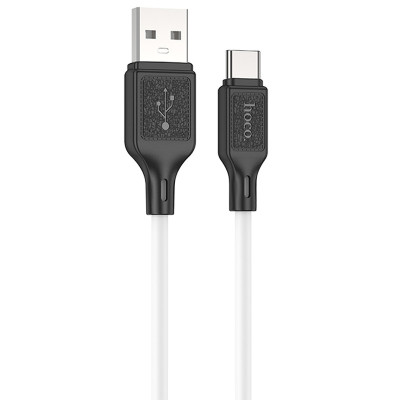 Дата кабель Hoco X90 Cool silicone USB to Type-C (1m) White