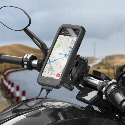Вело- Мото- тримач Hoco CA101 Rider waterproof Black