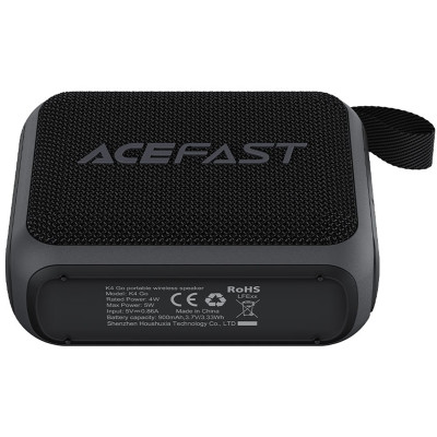 Bluetooth Колонка Acefast K4 Go Black Bluetooth Колонка Acefast K4 Go Black