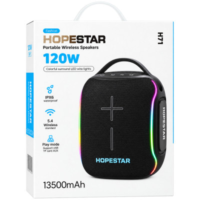 Bluetooth колонка Hopestar H71 120W Black Bluetooth колонка Hopestar H71 120W Black
