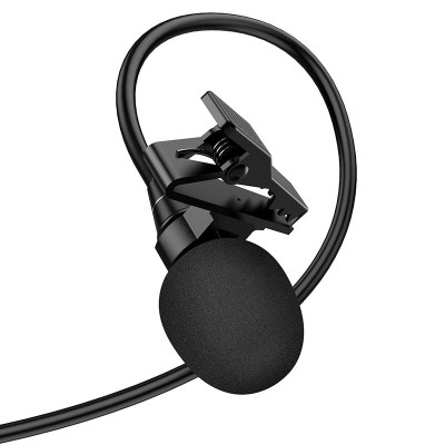 Мікрофон петличний Hoco L14 Type-C (2m) Black