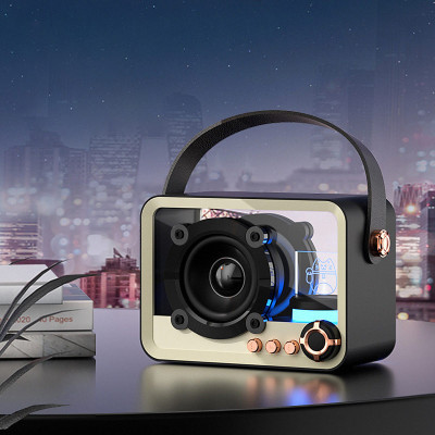 Bluetooth колонка QD05 Retro Style Black Bluetooth колонка QD05 Retro Style Black
