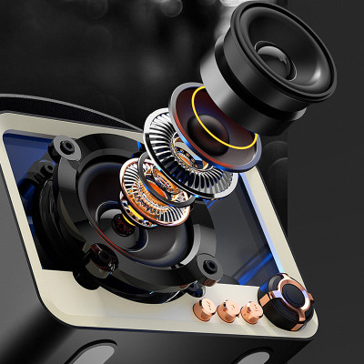 Bluetooth колонка QD05 Retro Style Black Bluetooth колонка QD05 Retro Style Black