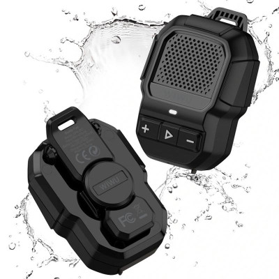 Bluetooth Колонка WiWU SPK-001 Buddy Fun with Magnetic Clip Black Bluetooth Колонка WiWU SPK-001 Buddy Fun with Magnetic Clip Black