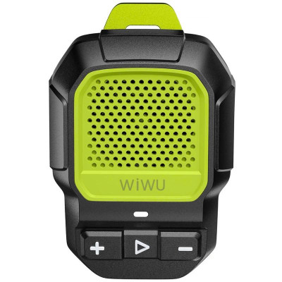Bluetooth Колонка WiWU SPK-001 Buddy Fun with Magnetic Clip Green Bluetooth Колонка WiWU SPK-001 Buddy Fun with Magnetic Clip Green