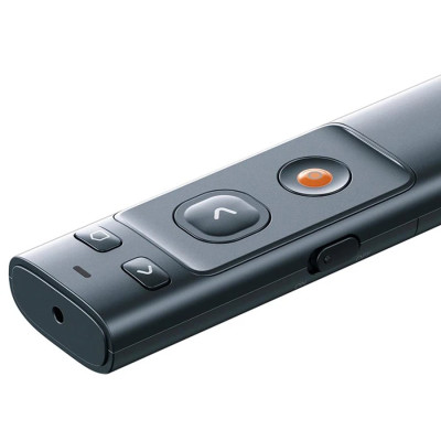 Лазерна указка Baseus Orange Dot Wireless Presenter (Red Laser) (WKCD) Grey Лазерна указка Baseus Orange Dot Wireless Presenter (Red Laser) (WKCD) Grey