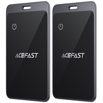 Трекер Acefast S3 Metal Card 100 mAh (2ps) Gray