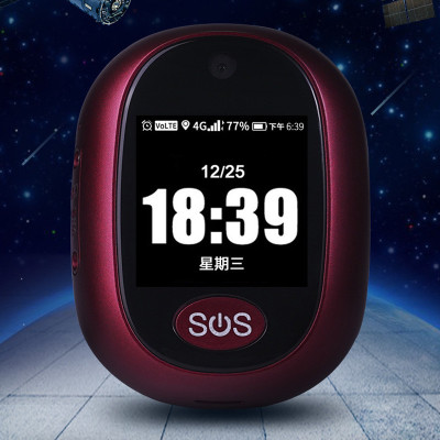 Трекер GPS V45 Tracker Pendant with display SIM (4GLTE with 2GGSM fallback) 600mAh Red