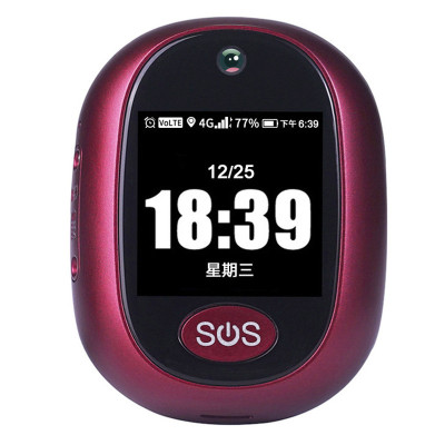 Трекер GPS V45 Tracker Pendant with display SIM (4GLTE with 2GGSM fallback) 600mAh Red