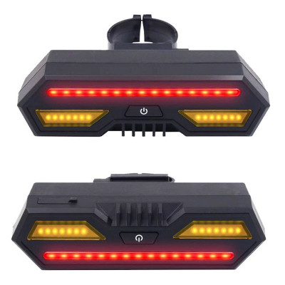 Трекер GPS велосипедний V03B Bike Tacker+Auto Tail Light 2in1 SIM (4GLTE+3GWCDMA+2GGSM) 140/2400mAh Black