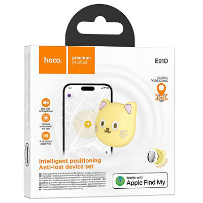 Трекер Hoco E91D Tiger Kitty 230 mAh Biege Трекер Hoco E91D Tiger Kitty 230 mAh Biege