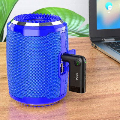 Bluetooth FM Трансмітер Hoco E53 Dawn Sound, бездротовий Чорний Bluetooth FM Трансмітер Hoco E53 Dawn Sound, бездротовий Чорний