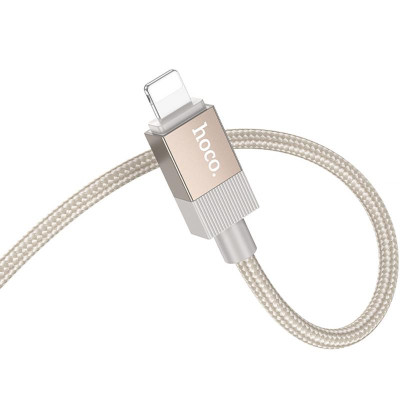 Аудіо кабель Aux Hoco UPA32A Clever digital (Lightning to AUX 3.5mm) (1m) Gold Аудіо кабель Aux Hoco UPA32A Clever digital (Lightning to AUX 3.5mm) (1m) Gold