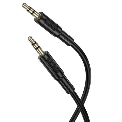 Аудіо кабель Aux Borofone BL25 Nice (1m) Black