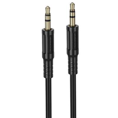 Аудіо кабель Aux Borofone BL25 Nice (1m) Black