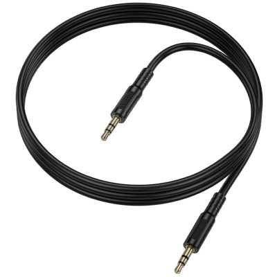 Аудіо кабель Aux Borofone BL25 Nice (1m) Black