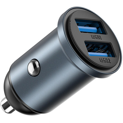 АЗП WIWU CC031 Nano Lite 12W (2USB-A) Gray АЗП WIWU CC031 Nano Lite 12W (2USB-A) Gray