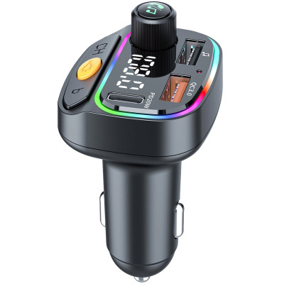 АЗП FM модулятор WIWU QC031 MP3 Car PD20W+QC3.0 (2USB-A/1C) Black АЗП FM модулятор WIWU QC031 MP3 Car PD20W+QC3.0 (2USB-A/1C) Black