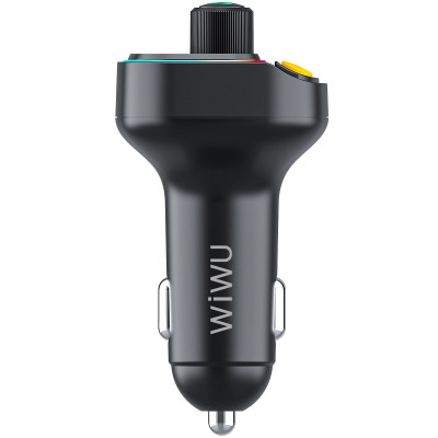 АЗП FM модулятор WIWU QC031 MP3 Car PD20W+QC3.0 (2USB-A/1C) Black АЗП FM модулятор WIWU QC031 MP3 Car PD20W+QC3.0 (2USB-A/1C) Black