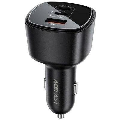 АЗП Acefast B18 PD100W+QC3.0 total 200W (1USB-A/2C) Black