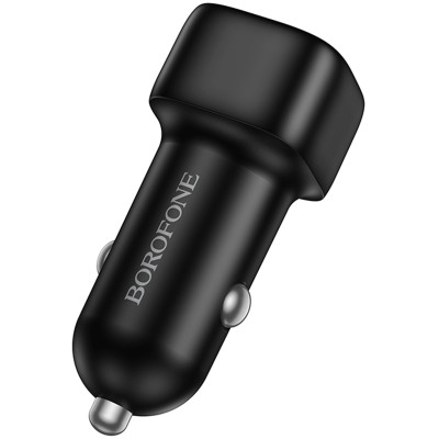 АЗП Borofone BZ34 Cloud QC3.0 18W (1USB-A) Black АЗП Borofone BZ34 Cloud QC3.0 18W (1USB-A) Black