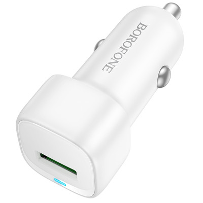 АЗП Borofone BZ34 Cloud QC3.0 18W (1USB-A) White АЗП Borofone BZ34 Cloud QC3.0 18W (1USB-A) White