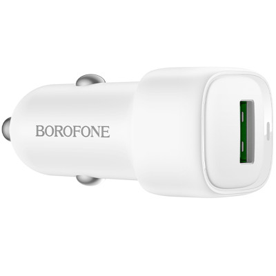 АЗП Borofone BZ34 Cloud QC3.0 18W (1USB-A) White АЗП Borofone BZ34 Cloud QC3.0 18W (1USB-A) White