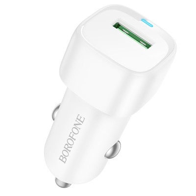 АЗП Borofone BZ34 Cloud QC3.0 18W (1USB-A) White