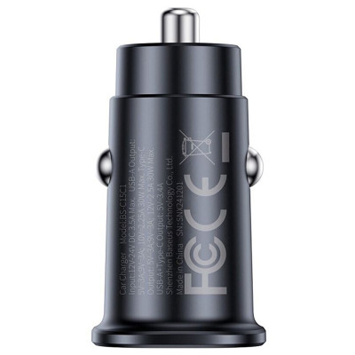 АЗП Baseus GoTrip DP1 PD30W (2USB-C) (C00072300123) Cosmic Black АЗП Baseus GoTrip DP1 PD30W (2USB-C) (C00072300123) Cosmic Black