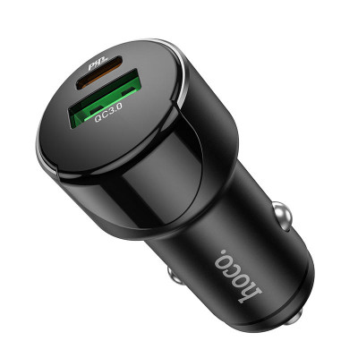 АЗП Hoco Z42 PD 20W + QC3.0 (1USB/3A) Чорний