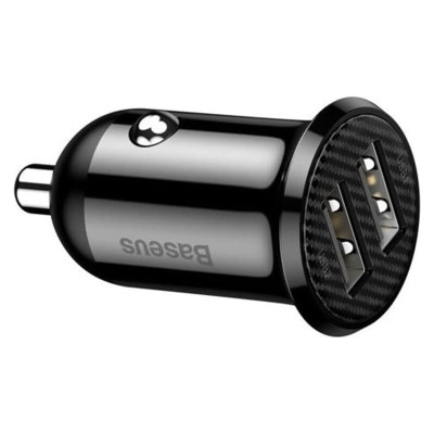 АЗП Baseus Grain Pro 4.8A (2USB-A) (CCALLP) Чорний АЗП Baseus Grain Pro 4.8A (2USB-A) (CCALLP) Чорний