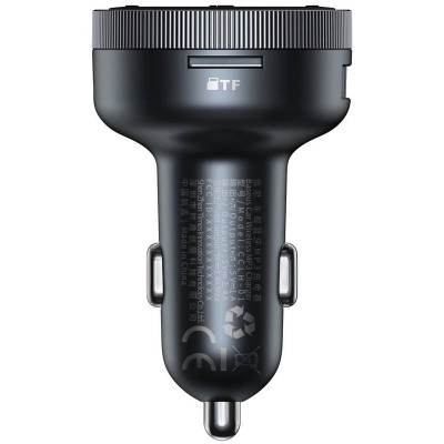 АЗП FM модулятор Baseus Enjoy 17W (2USB-A) (CCLH-01) Чорний